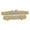 Gold, variant on Milageto Hip Hop Mouth Grill Decor Molding Accessories Unique Lightweight Tooth Grill Gold
