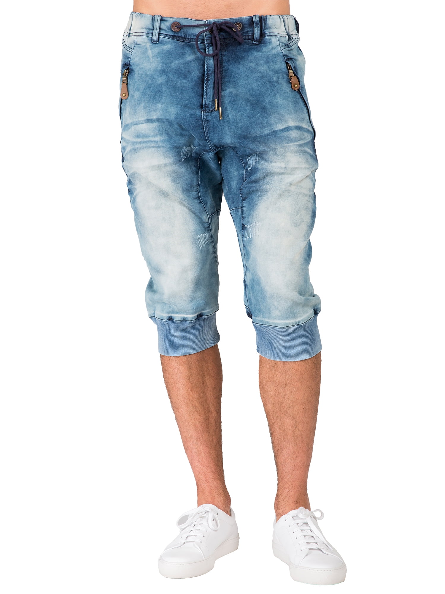 level 7 men dark blue mid calf jogger 