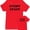 Red, variant on NYC FACTORY Men's Event Staff Tee NR, Front & Back, Gold, L