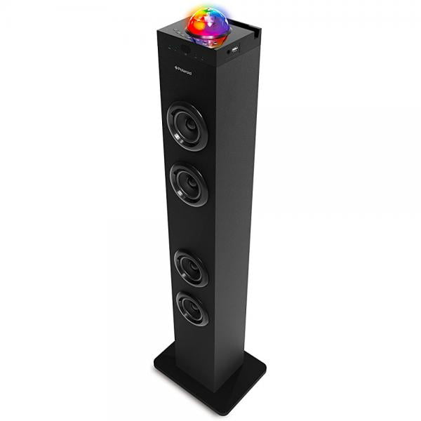 Polaroid Bt Tower Speaker W/disco Ball 