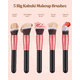 thumbnail image 2 of Juego de 14/16 brochas de maquillaje profesionales para sombras de ojos, base, correctores, rubor, resaltador, polvos, difuminado, herramienta de maquillaje femenina Kabuki, 2 of 6