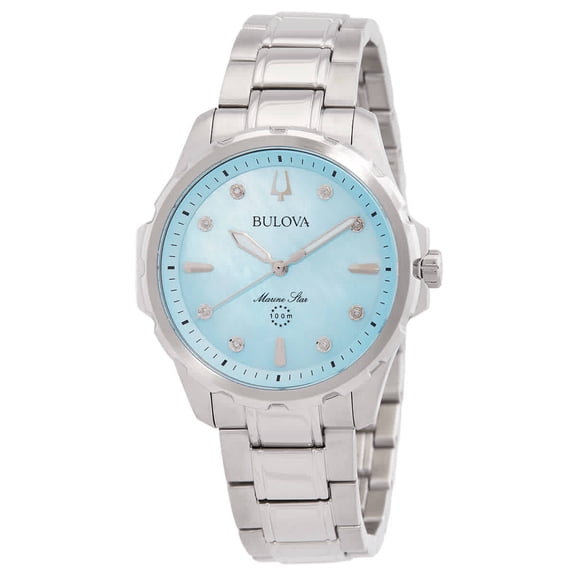 Bulova Women's Marine Star Diamond Quartz Watch 96P248