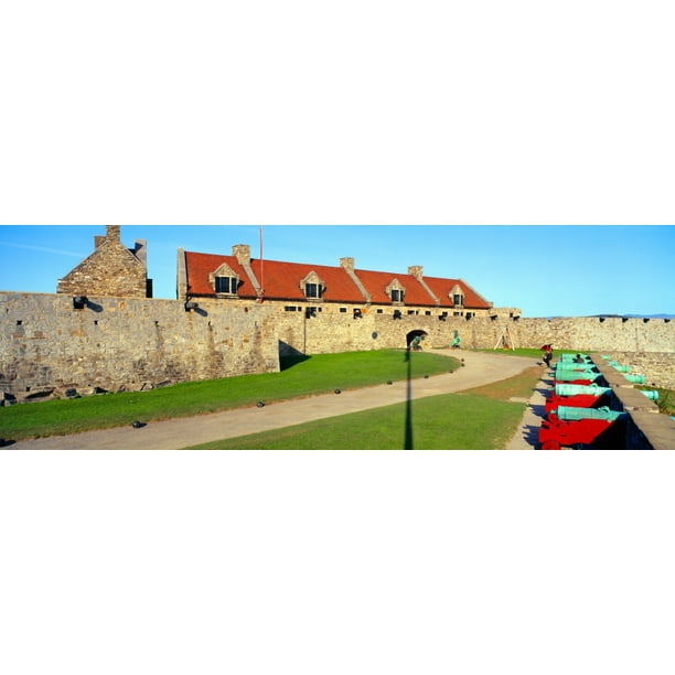 Fort Ticonderoga, Lake Champlain, New York State Poster Print (27 x 9