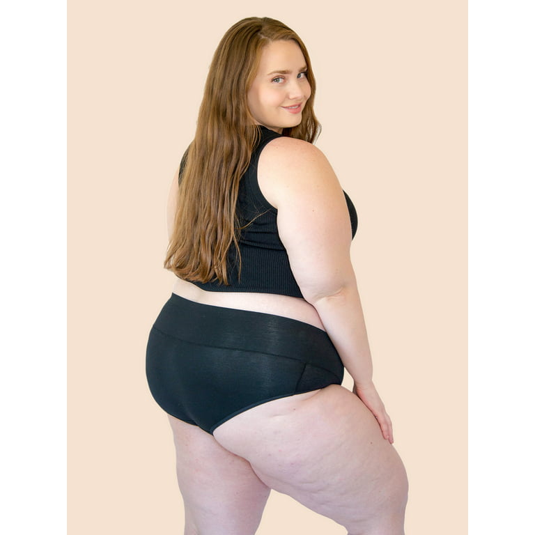 B2BODY M- Plus Size Breathable Underwear For Women 4 Pack Lace Bikini  Panties