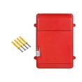 thumbnail image 4 of Rongfmy Wall Hanging Mailbox Post Box with Code Box 13.5x10x4inch for Customer Red, 4 of 9