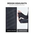 thumbnail image 3 of NORTHYARD Men's Hoodie Sun Protection Shirts with Long Sleeves UPF 50+ UV Swim Rash Guard for Fishing Hiking Beach Hooded Darkgrey M, 3 of 6