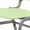White Back, Lime Green Seat, variant on KFI Studios KOOL Armless Stacking Barstool, White Back, Lime Green Seat
