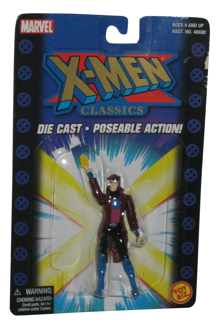 Marvel Comics X Men Classics Gambit 00 Toy Biz Poseable 2 5 Inch Figure Walmart Com