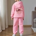 thumbnail image 7 of Tiweut Outfits for Girls 2 Piece Winter Lined Long Sleeve Hoodie and Joggers Comfy Clothes,12-13 Y, 7 of 7