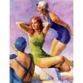 thumbnail image 3 of Marmont Hill "Three Bathing Beauties" by John LaGatta Painting Print on Canvas, 3 of 5