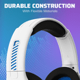 thumbnail image 4 of PDP AIRLITE Pro Wireless Headset: Frost White For PlayStation 5, PlayStation 4, 4 of 7
