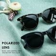 thumbnail image 4 of LifeArt Vintage Round Sunglasses for Men and Women Gradient Gray Lens UV400 Protection Outdoor Shades with Tortoise+Navy +1.75 Magnification Frame 2 Pack, 4 of 5