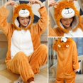 thumbnail image 1 of Pijamas de invierno para niños, ropa de dormir de Panda, unicornio, Kigurumi, monos de dibujos animados para niños, disfraz de bebé para dormir de Manta para niñas xuanjing unisex, 1 of 2