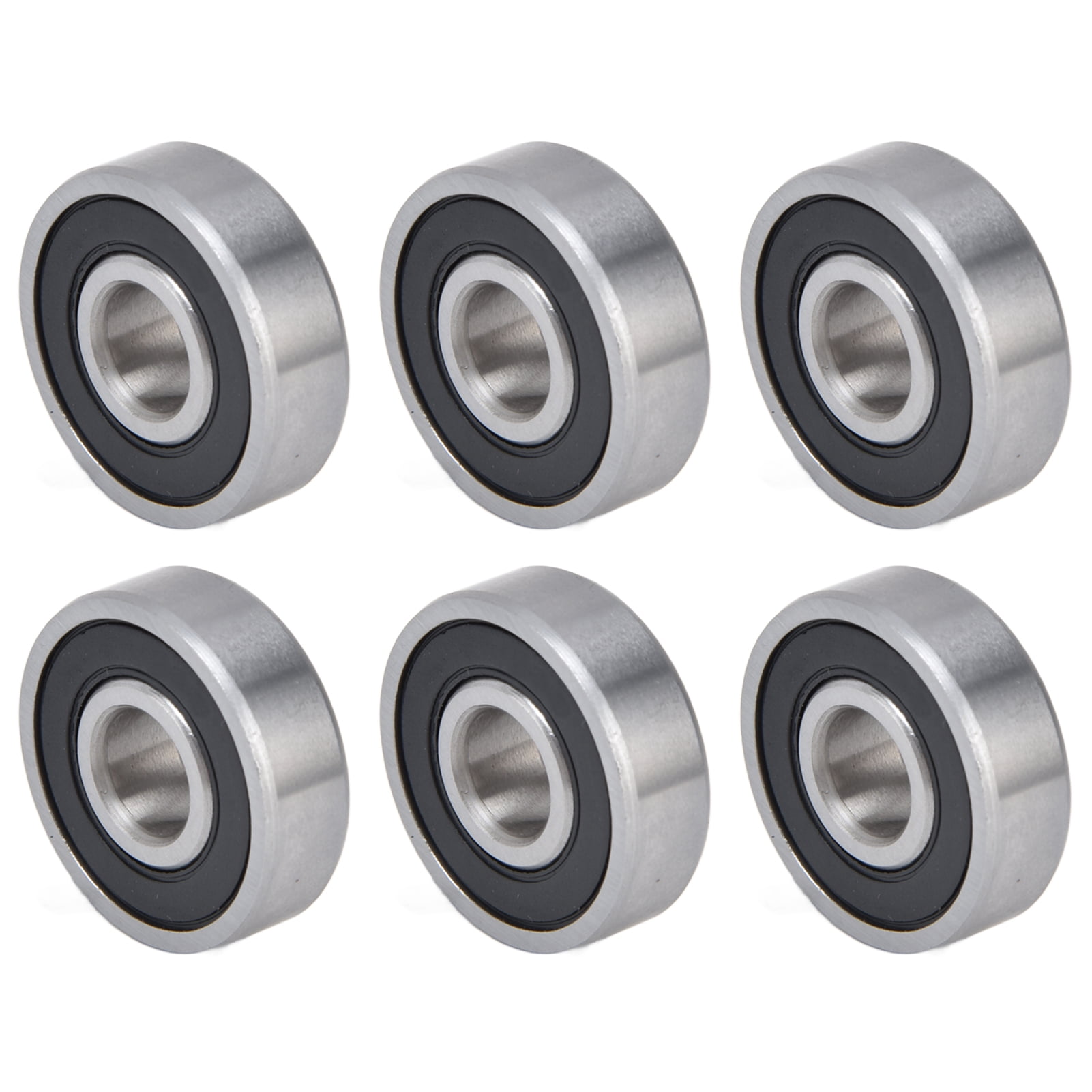 Rubber Sealed Ball Bearings, Load Bearing Steel for Smooth, Quiet Operation, 10 Count