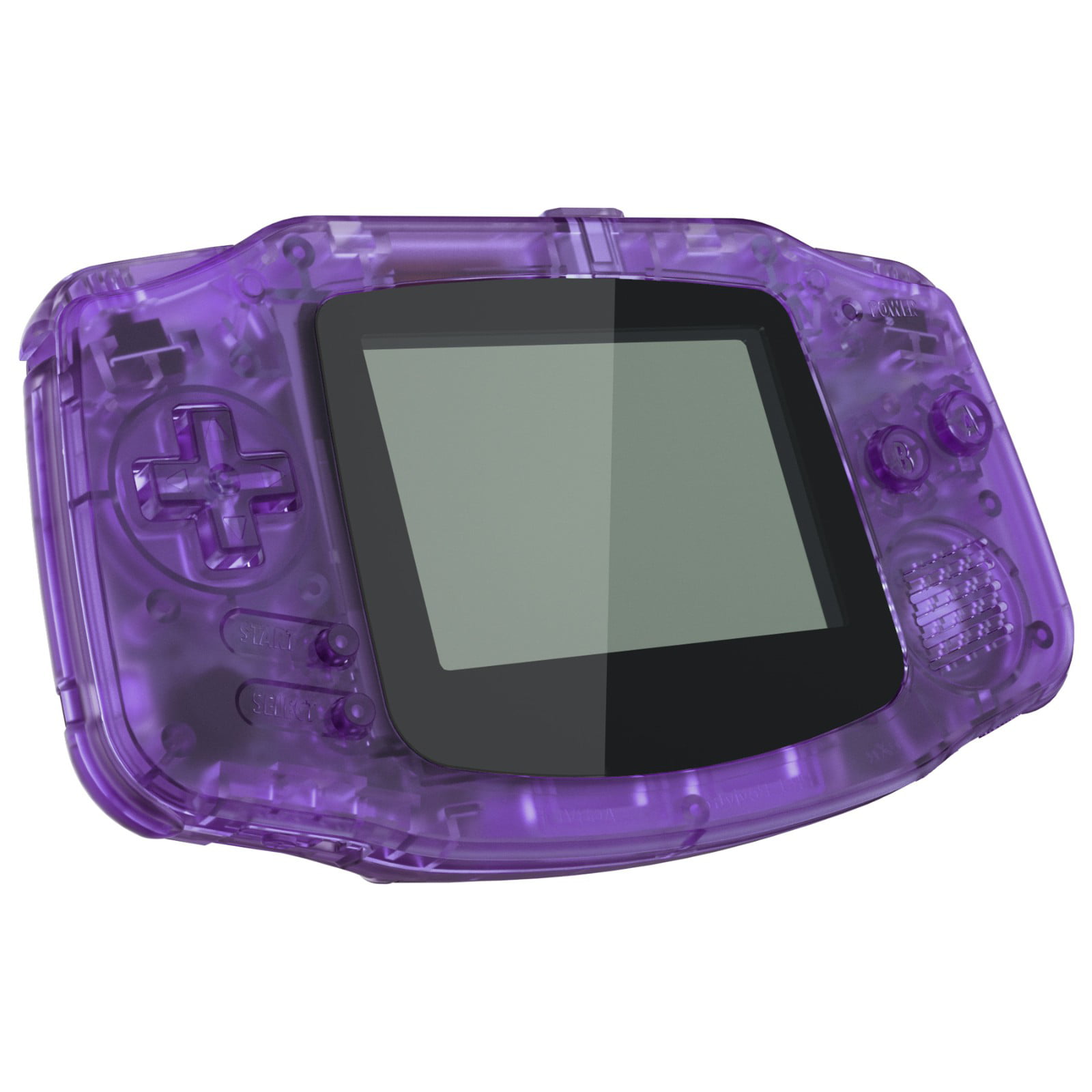 Nintendo Gameboy Advance Modded Console, Translucent Purple Edition. IPS  V3, USB C, Audio Enhanced Pro Build To Order W/ Custom Buttons