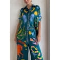 thumbnail image 5 of AURA Women 2 Piece Printed Shirt and Pants Set Cotton Linen Spring 2026 Street Style S-XXXL, 5 of 10