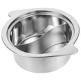 thumbnail image 1 of Minkissy 1Pcs Stovetop Hotpot Cooking Pot Silver Non-sticky Stainless Steel for Home Cooking, 1 of 4