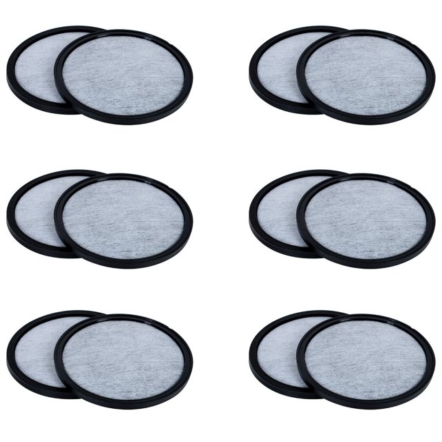 12 bolsas de filtro de café, filtro de agua, filtro de café de repuesto, compatible con máquina de café Rojo Verde