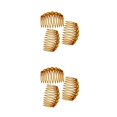 thumbnail image 3 of Jumpingount 10 peines laterales para el cabello, decoración de plástico, tenedor, peine, sombreros para mujeres, café claro Café Ligero 2piezas, 3 of 6