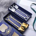 thumbnail image 2 of Dessert Spoons Mini 1pc Stainless Steel Shovel Spoon Coffee Tea Kitchen Gadget And Accessories Silver Gold Color Dessert Spoon Soup Spoon Spoons (Color : Gold 2), 2 of 5