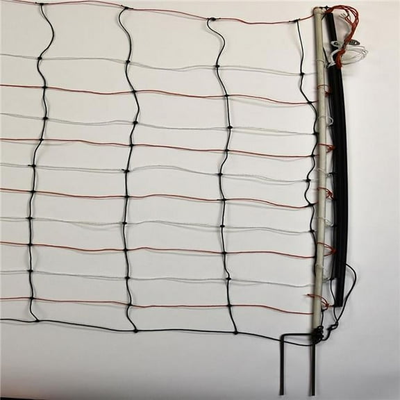 Patriot 828942 50 ft. Positive & Negative Electric Netting - Green, White & Orange