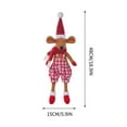 thumbnail image 3 of Christmas PlushToys under $5! Cagogo Christmas Plaid Mouse Doll, Long Leg Fabric Mouse Decor, Holiday Home Decoration, Festive Tabletop Decor, Christmas Gift forKids Collectors, 3 of 7
