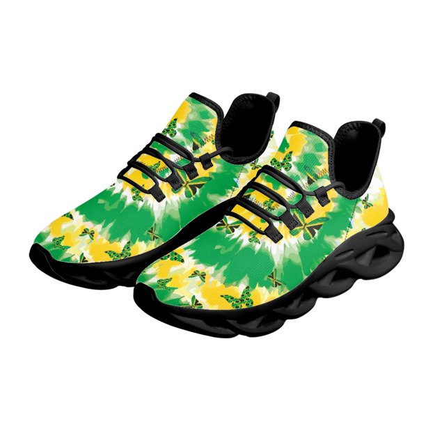 Zapatillas deportivas de diseño de lujo para mujer y hombre, zapatos casuales para mujer, con estampado 3D de la bandera de Jamaica, ligeras, con cordones, calzado para mujer