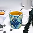 thumbnail image 5 of Yiaed Hawaiian Style Print Ceramics Coffee,Large Handle Design,Extra Large Tea and Coffee Cup for Office and Home Mugs, 5 of 6