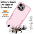 thumbnail image 6 of for iPhone 15,15 Pro,15 Plus,15 Pro Max Case,Heavy Duty Shockproof Dual Layer Rugged Full-Body Protective Phone Cover,2 in 1 Silicone Rubber Phone Case for iPhone 15 Plus 6.7" - Pink 2023, 6 of 6