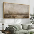 thumbnail image 4 of IDEA4WALL Extra Large Framed Canvas Print Wall Art Abstract Misty Landscape Fine Art oft Muted Tones of a Foggy Landscape Wall Decor Oversized Artwork Relax/Calm for Room - 60"x30", 4 of 5