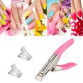thumbnail image 3 of Graflsoa Stainless Steel Nail Clipper Set with 10 Crystal Nail Clips and U-Shaped Cutter, 3 of 7