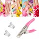 thumbnail image 3 of Juego de Clips para Uñas de Cristal con Tijera en Forma de U y 10 Clips Incluidos, Acero Inoxidable y Plástico, Ideal para Manicura Profesional., 3 of 7