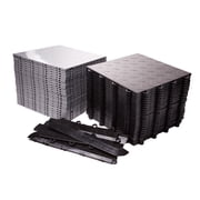 FlooringInc Diamond Nitro Motorcycle Mats, 5'x10', Black & Graphite