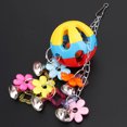 thumbnail image 4 of Bird Hanging Colorful Ball Flower Toy Pet Chewing Climbing Cage Decoration Swing Toy Random Color, 4 of 7