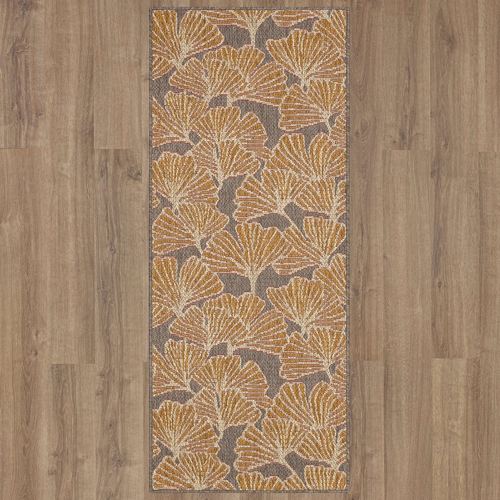 Mohawk Home Jade Butterfly Outdoor Area Rug, Rust, 2' 6" x 6'