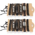 thumbnail image 4 of 12 Pulseras de Cuero Trenzado DIY Hechas a Mano Ajustables Vintage Bling Bling, 4 of 12
