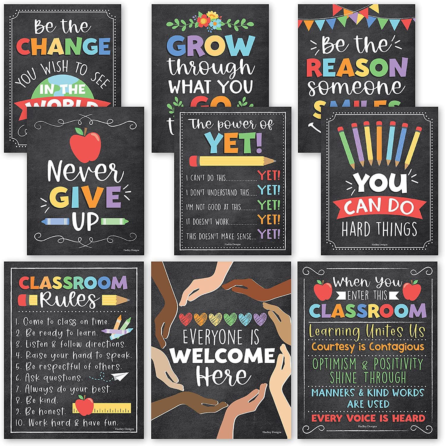 Huge blockposter to welcome students!  Welcome students, Classroom signs,  Student