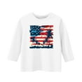 thumbnail image 4 of YUNAFFT T-Shirts à Manches Courtes et Longues Imprimés pour Filles, Coupe Confortable, Col Rond, Haut Décontracté 4-12 Ans, 4 of 4
