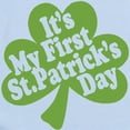 thumbnail image 2 of CafePress - My First St. Patrick's Day Infant Bodysuit - Baby Light Bodysuit, Size Newborn - 24 Months, 2 of 4
