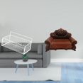 thumbnail image 2 of Sofá Miniatura, Sillón Individual, Modelo DIY, Accesorio, Mueble Para Habitación, Micropaisaje, Regalo, Decoraciones Para Paisajes En Miniatura., 2 of 8