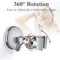 thumbnail image 4 of Soporte de ducha con rotación de 360 ​​°, soporte de ducha con ventosa ajustable sin perforación para accesorio de cabezal de ducha de baño JAMW Sencillez, 4 of 5