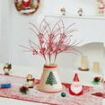 thumbnail image 6 of WEGFTDUOP 32" Gold-Powder Xmas Branch,Berries&Sequins Reusable 76 cm Plastic Cuttings,Holiday Party Decor,Flexible,Walmart, 6 of 6
