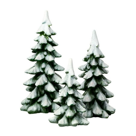 Department 56 Snow Village Winter Pines Trees Covered in Snow Accessory
