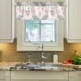 thumbnail image 2 of Yayeee Kitchen Valance Rod Pocket 54" x 18" Living Room Window Curtain, Cute Elephant, 2 of 6