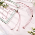 thumbnail image 5 of Flat Purse Drawstring set including PU Leather Straps Plastic Pearl Beads Pink Strap: 120~122x0.85x0.5cm Imitation Leather, 5 of 8