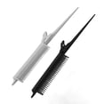 thumbnail image 4 of 2 peines multiusos con pinza para resaltar el cabello, sección de teñido, peine de cola de rata, cepillo, herramientas de peinado para peluqueros y estilistas., 4 of 14