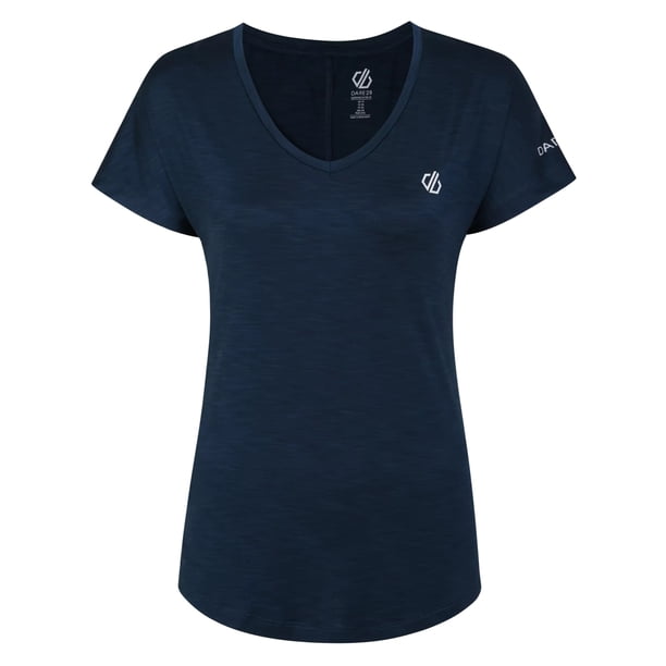 Dare 2B - Camiseta deportiva Active para mujer señora (Vaquero Luz de Luna)