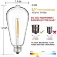 10Pack Economical ST40 Replacement Clear Bulbs for Patio Lights