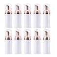 thumbnail image 1 of 10 Uds bomba de espuma botella de viaje a prueba de fugas recargable Sub paquete contenedores contenedor de espuma Sub paquete soporte líquido Cuentagotas de vidrio y botellas rosa dorado 60ml Seitruly CE0353-03B, 1 of 6
