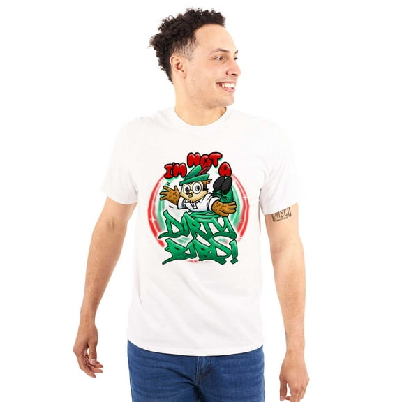 Airbrush Woodsy Owl Not A Dirty Bird Unisex Plus Size Graphic Tee Brisco Brands 2X